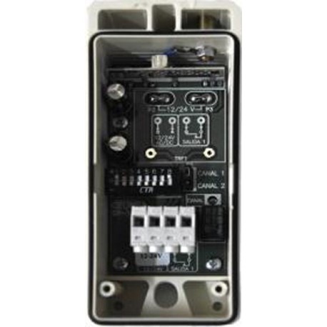 RECEPTOR CELINSA DM-B2 DE 12/24 V. 433,92 MHz 2 CANALES 