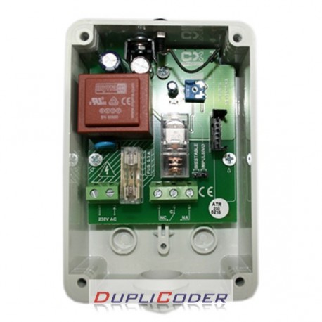 BASE 230 V. PARA RECEPTOR ENCHUFABLE 6 PINSCON CAJA