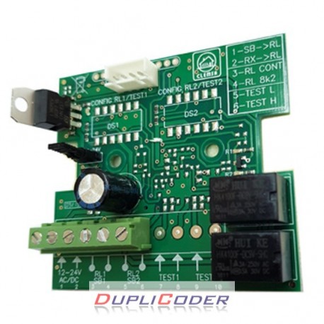 BASE 12/24 V. PARA RECEPTOR ENCHUFABLE CLEMSA