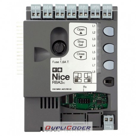 CUADRO NICE RBA3-C PARA MOTOR CORREDERA RB400/RB600/RB1000