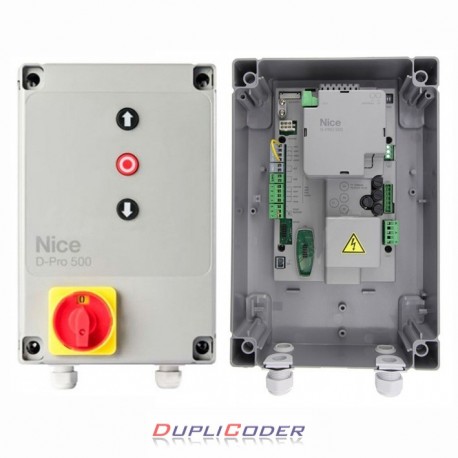 CUADRO NICE DPRO500 PARA 1 MOTOR DE 230 V. ó 400 V. 3CV.