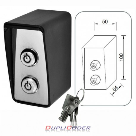 CAJETIN DESBLOQUEO ELECTROFRENO DE SOBREPONER CON 2º CILINDRO