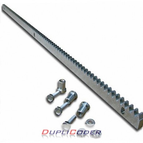 CREMALLERA DE 1 MTR. M4 30X12X1000 ACERO CINCADO