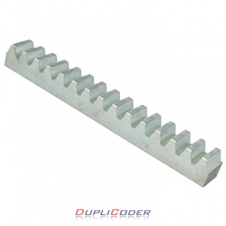 CREMALLERA DE 2 MTR. 22X22X2000 ACERO CINCADA