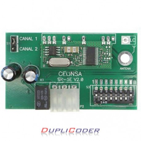 RECEPTOR CELINSA SR-5E ENCHUFABLE TRINARIO 433,92 MHz