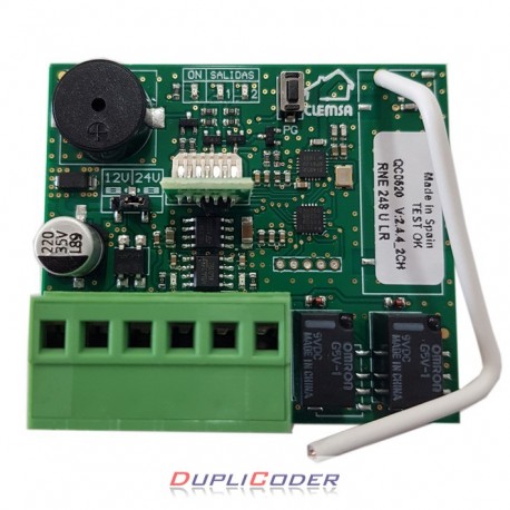 RECEPTOR CLEMSA RNE248-LR MUTANCODE 12/24 V. 868 MHz