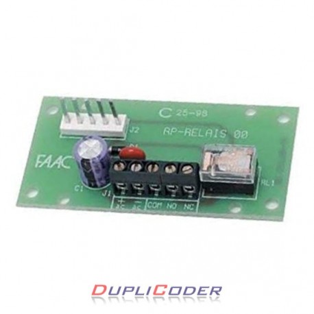 ADAPTADOR DE RECEPTOR FAAC SERIE "RP"A EXTERIOR 12/24 VAC/DC.