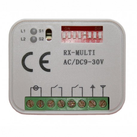 RECEPTOR RXMULTI UNIVERSAL 433,92-868 MHz 12/24 V.