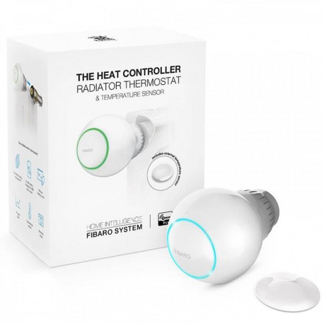 CONTROLADOR TERMOSTATICO FIBARO "THE HEAT CONTROLLER" PARA CONTROL Y AJUSTE AUTOMATICO DE TEMPERATURA