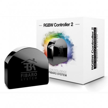 CONTROLADOR UNIVERSAL FIBARO / NICE "RGBW CONTROLER-2 / RGBW-CONTROL" 230 V. Z-WAVE PARA CONTROLAR TIRAS DE LED, RGB, RGBW