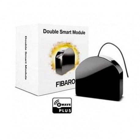 MODULO FIBARO "DOUBLE SMART MODULE" 230 V. Z-WAVE PARA CONTROLAR 2 DISPOSITIVOS ELECTRICO