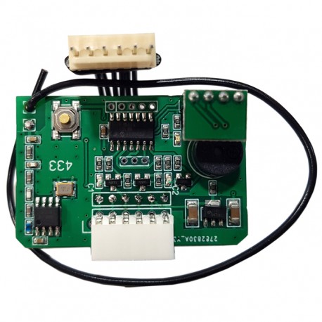 RECEPTOR PCCOPY ENCHUFABLE DE 2 CANALES 433,92 MHz CON ADAPTADOR 2 TARJETA ENCHUFABLE, CODIGO EVOLUTIVO